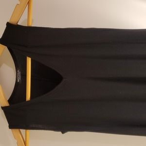 Nasty Gal Black V neck Sleeveless Sexy Dress Size 2